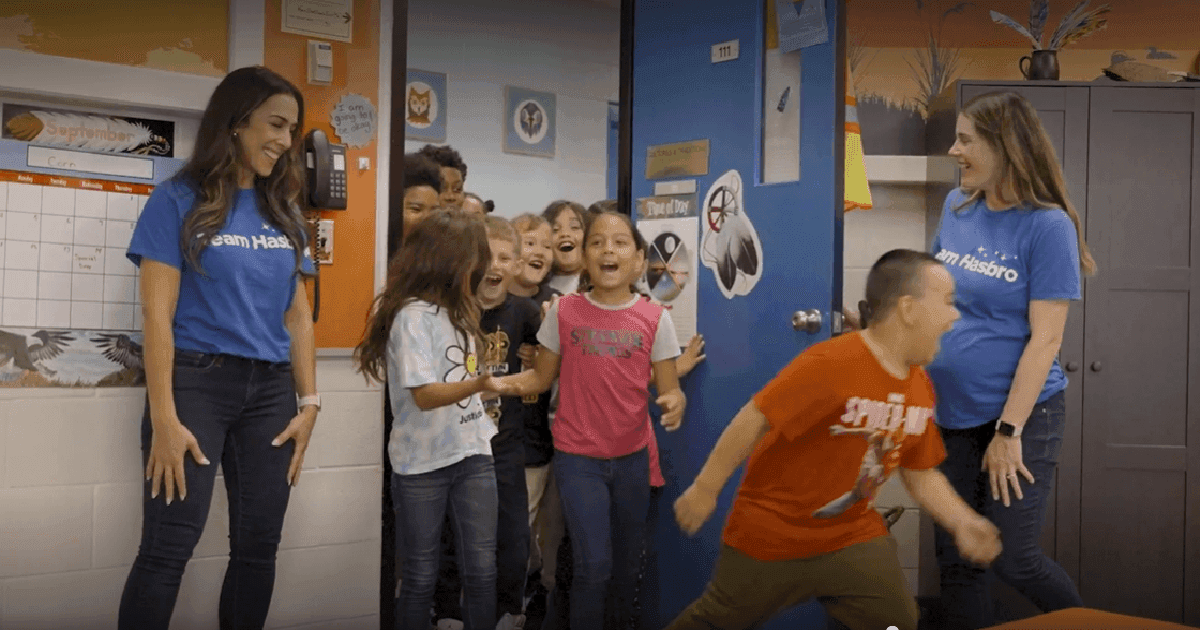 Team Hasbro Renovates Sacred Space at Local School in Ontario
